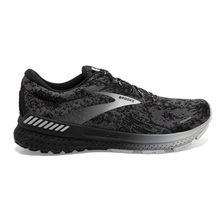 Brooks Adrenaline Gts 21 - Mens Road Running Shoes - Magnet/Black/Oyster (20368TCUQ)